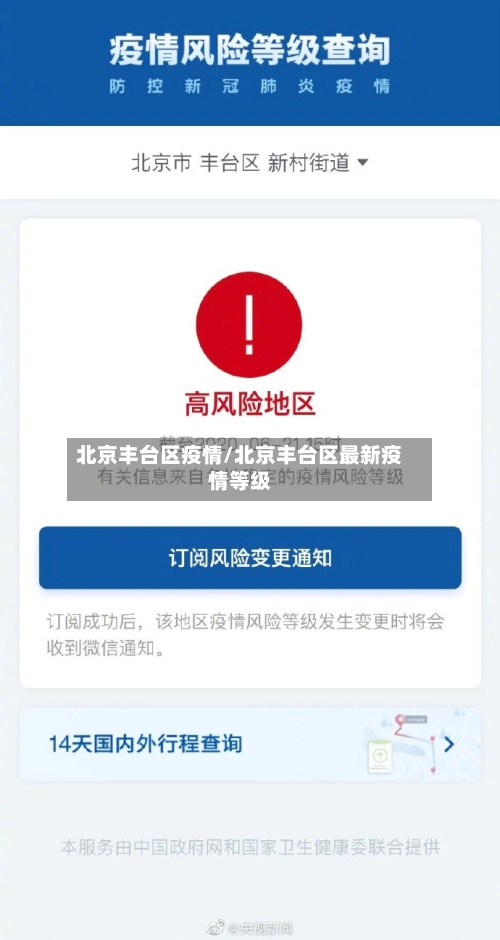 北京丰台区疫情/北京丰台区最新疫情等级-第1张图片