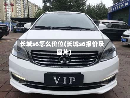 长城s6怎么价位(长城s6报价及图片)-第1张图片