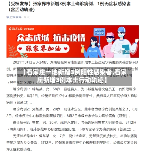 【石家庄一地新增3例阳性感染者,石家庄新增3例本土行动轨迹】-第1张图片