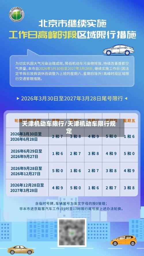 天津机动车限行/天津机动车限行规定-第1张图片