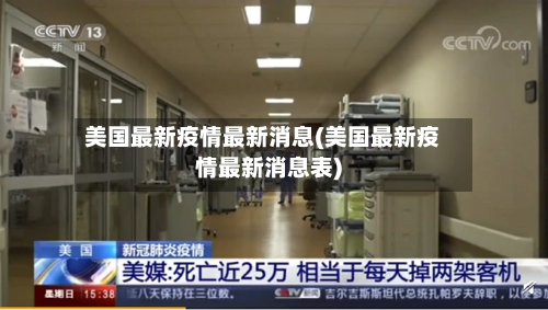 美国最新疫情最新消息(美国最新疫情最新消息表)-第1张图片