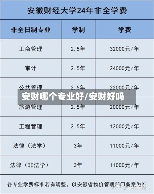 安财哪个专业好/安财好吗-第2张图片