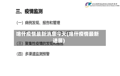 喀什疫情最新消息今天(喀什疫情最新进展)-第2张图片