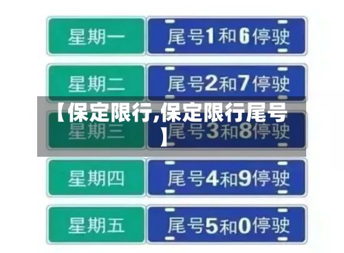 【保定限行,保定限行尾号】-第2张图片