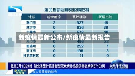 新疫情最新公布/新疫情最新报告-第1张图片