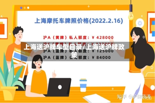 上海送沪牌车型目录/上海送沪牌政策-第1张图片