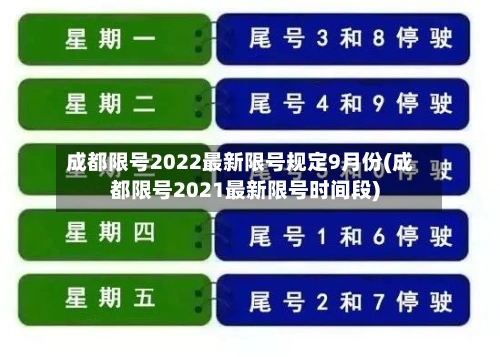 成都限号2022最新限号规定9月份(成都限号2021最新限号时间段)-第2张图片