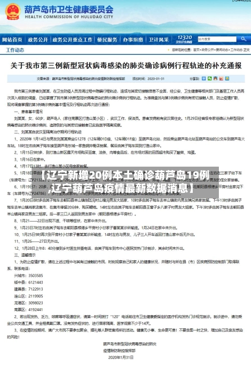 【辽宁新增20例本土确诊葫芦岛19例,辽宁葫芦岛疫情最新数据消息】