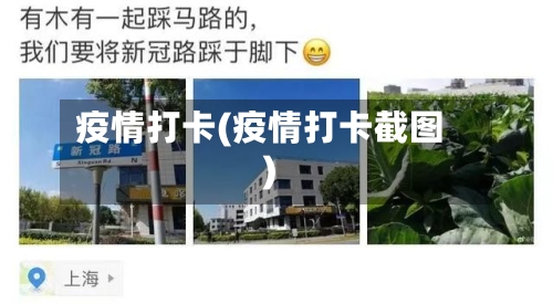 疫情打卡(疫情打卡截图)-第2张图片
