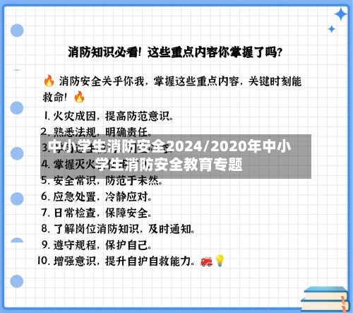中小学生消防安全2024/2020年中小学生消防安全教育专题-第1张图片