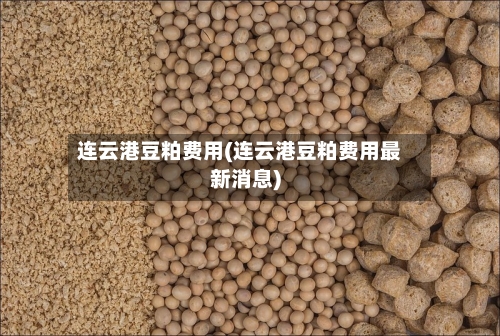 连云港豆粕费用(连云港豆粕费用最新消息)-第3张图片