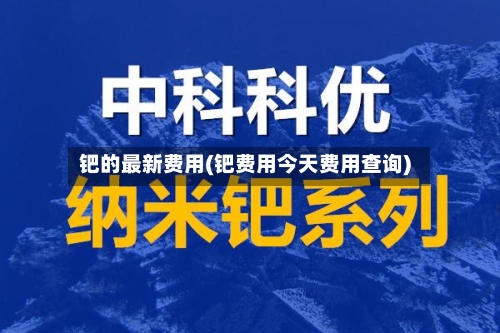 钯的最新费用(钯费用今天费用查询)