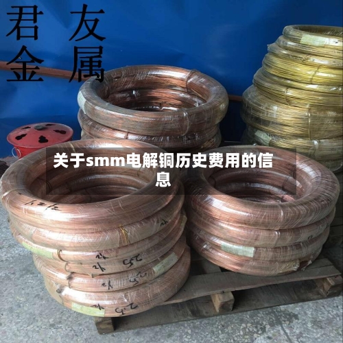 关于smm电解铜历史费用的信息-第1张图片