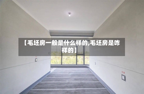 【毛坯房一般是什么样的,毛坯房是咋样的】-第2张图片
